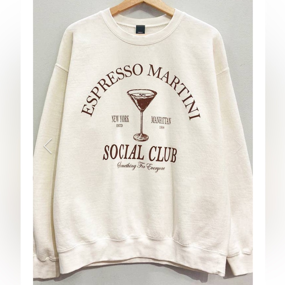Espresso Martini Social Club Sweatshirt S/M
